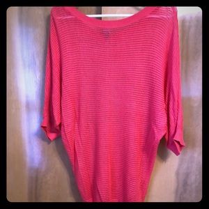 Express Pink Dolman Sweater